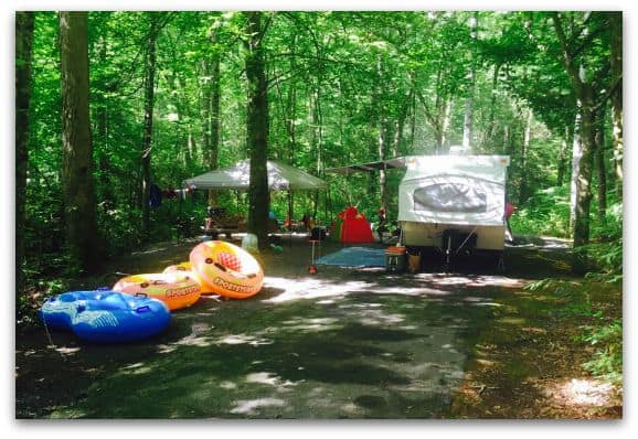 Camping Around Greenville: Davidson River Campground – Kidding Around