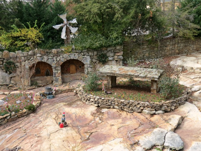 Rock City garden space at Lookout Mountain in Georgia