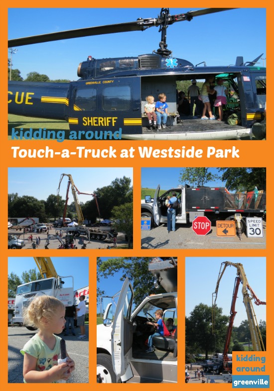 Touch-a-Truck in Greenville, SC at Westside Park