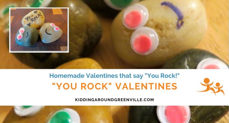 Make these "You Rock" Valentines