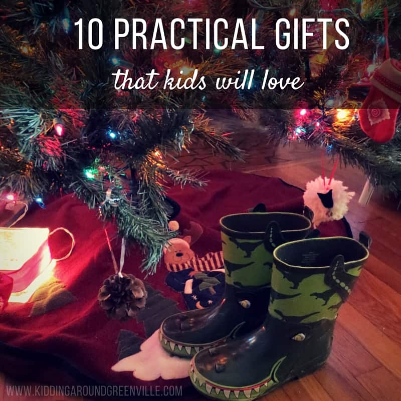 This is a great list of practical yet fun gifts for kids!