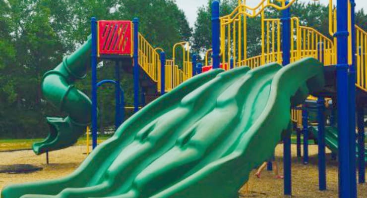 Westside Park playgrounds in Greenville
