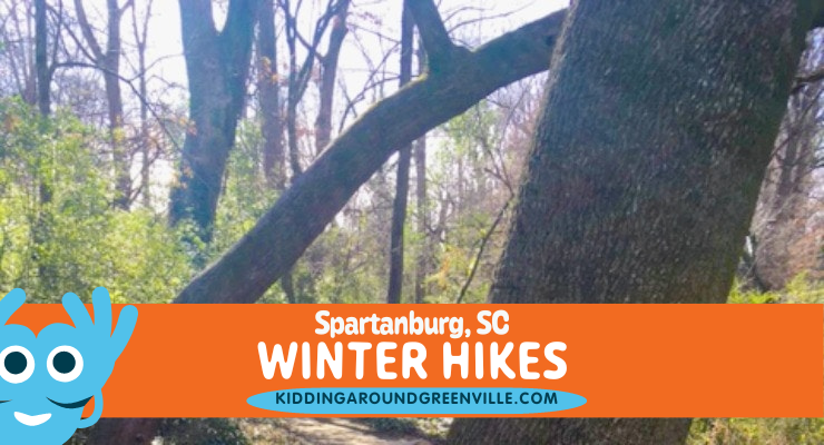 Winter hiking in Spartanburg, South Carolina