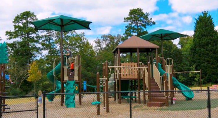 Conestee Park in Greenville playground