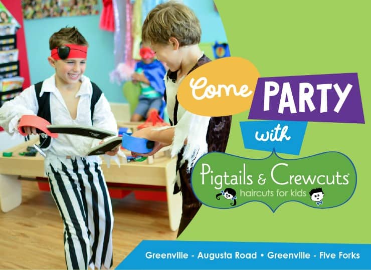 birthday party packages Pigtails & Crewcuts
