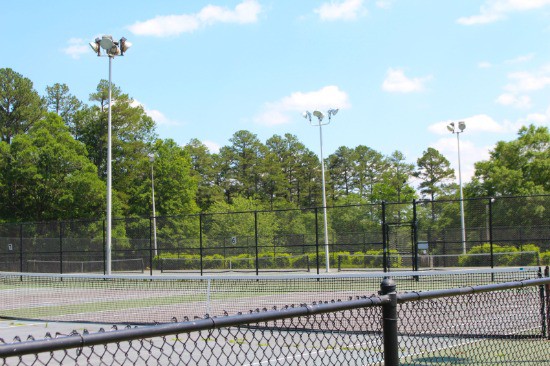 tennis courts at southside park greenville sc