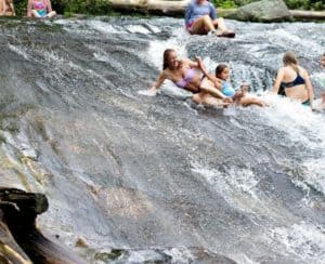 Sliding Rock Waterfall