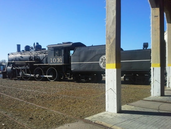 Train stationed at the North Carolina Transportation Museum 