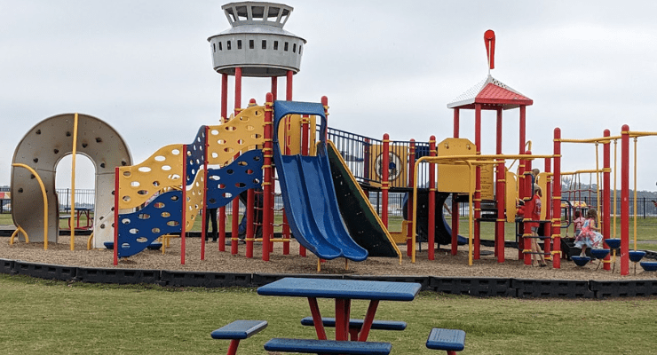 Airport Park playground in Greenville, South Carolina