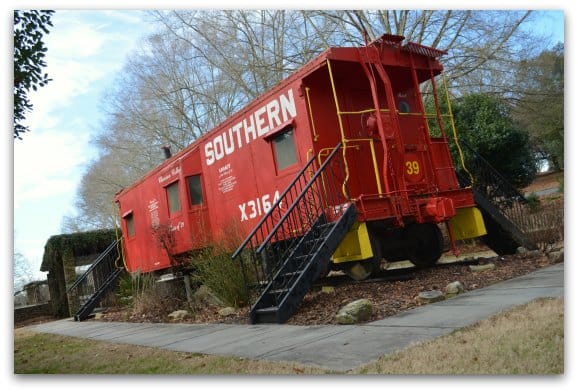 Clemson Botanical Gardens caboose