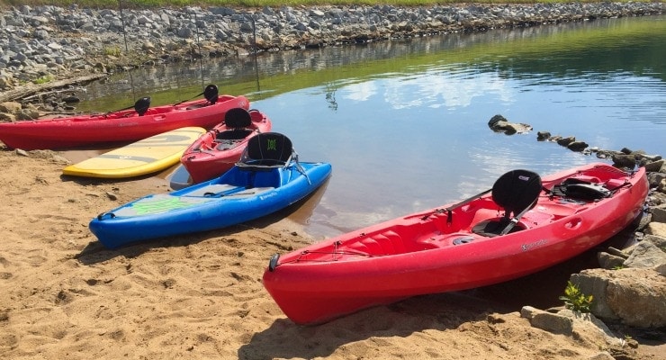 Lake Cooley kayaks picnic shelters Spartanburg 