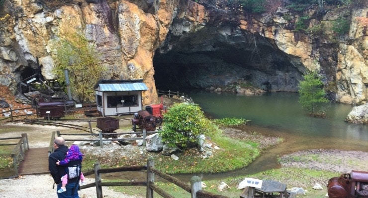 Emerald Village mine in Little Switzerland, NC