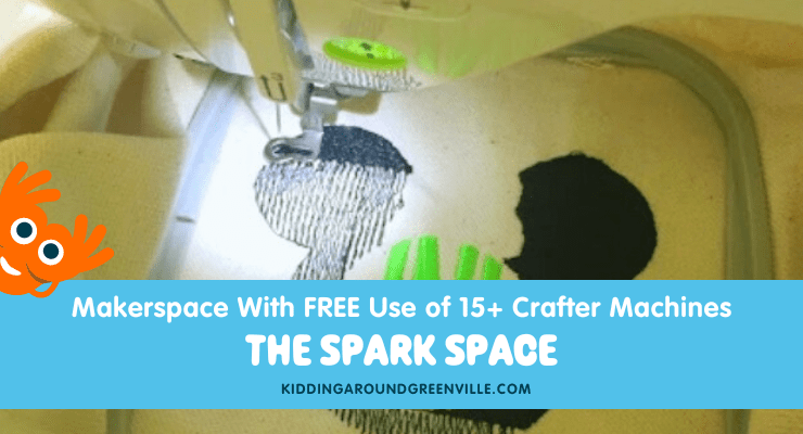 The SPARK space at Spartanburg Public Library System