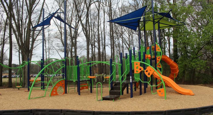 Playground at East Riverside Park, Greer