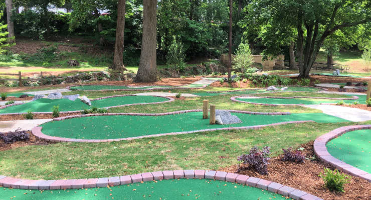 Free Mini Golf at McPherson Park in Greenville, South Carolina