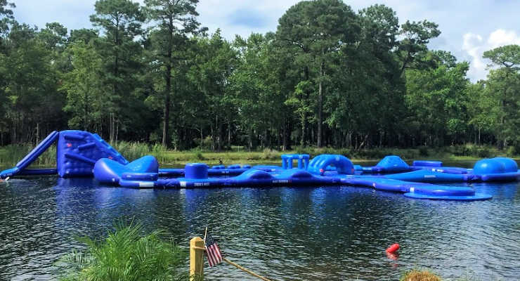Charleston Aqua Park floating obstacle course