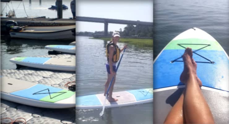 Paddleboarding with Lowcountry Watersports in Hilton Head, SC