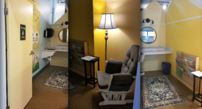 Places to nurse your baby in Greenville sc