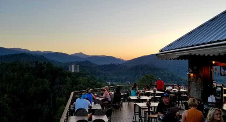 Cliff Top Bar and Grill at Anakeesta in Gatlinburg, Tennessee 