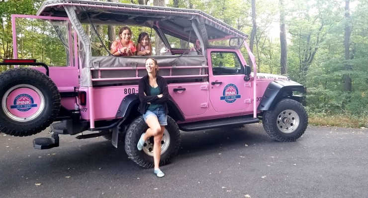 Pink Jeep Tour in Gatlinburg