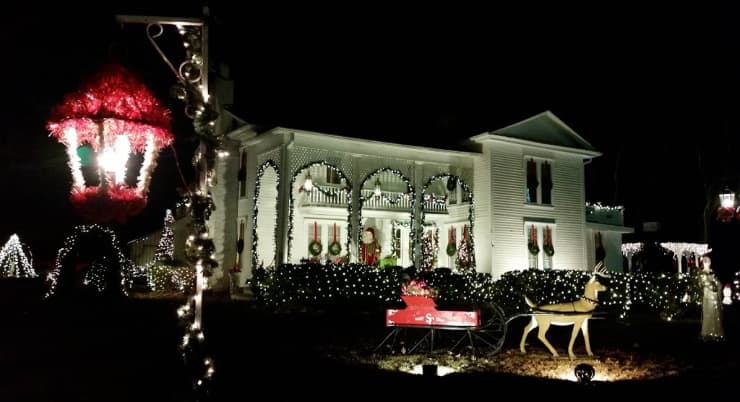 Driving Routes for Greenville's Christmas Light Displays