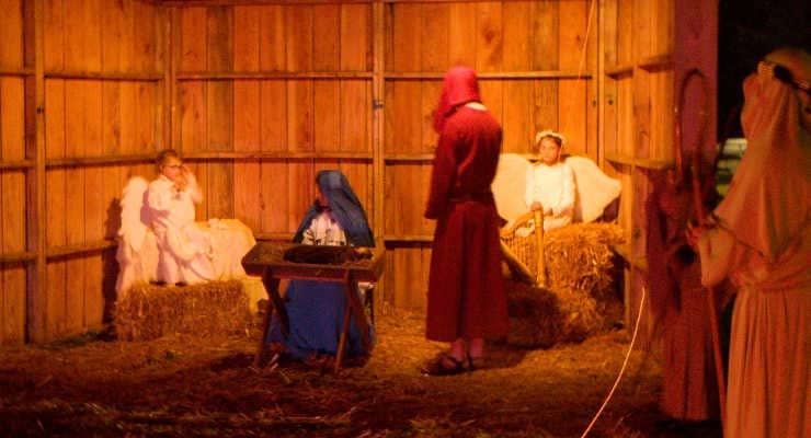 Live nativity event at Redeemer Lutheran Church