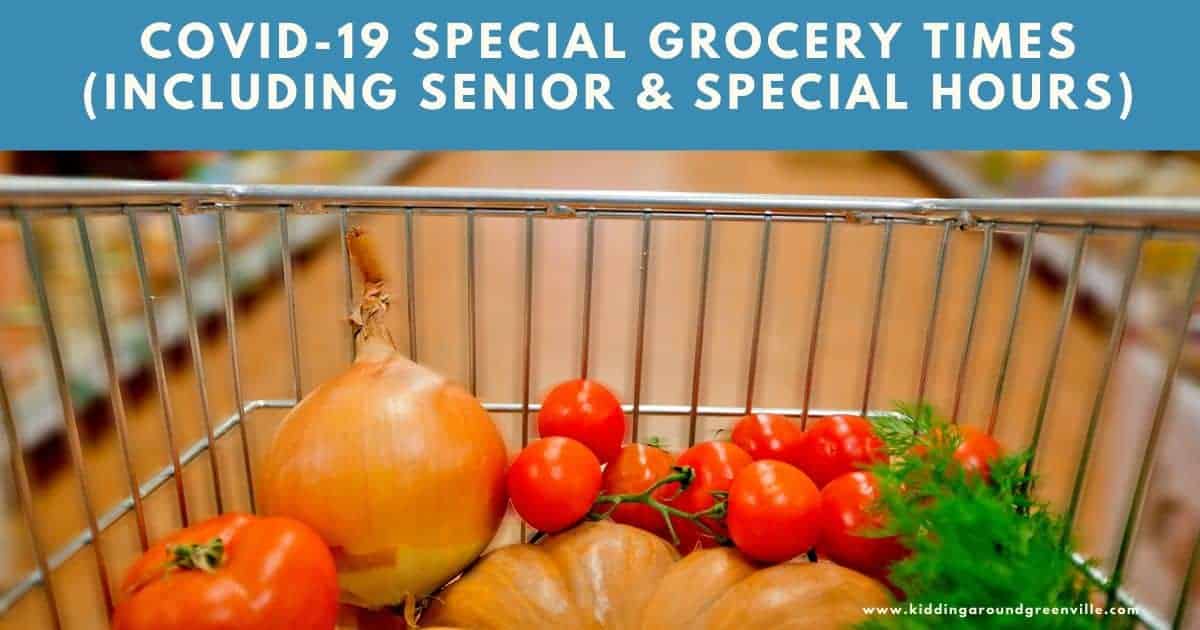 Special Grocery Store Hours For Social Distancing