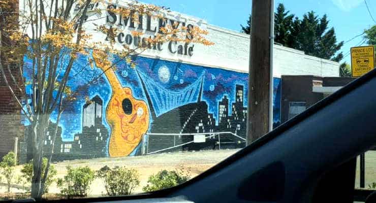 Smiley's Greenville SC mural