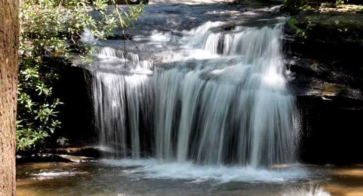 View of Carrick Creek Falls at Table Rock State Park