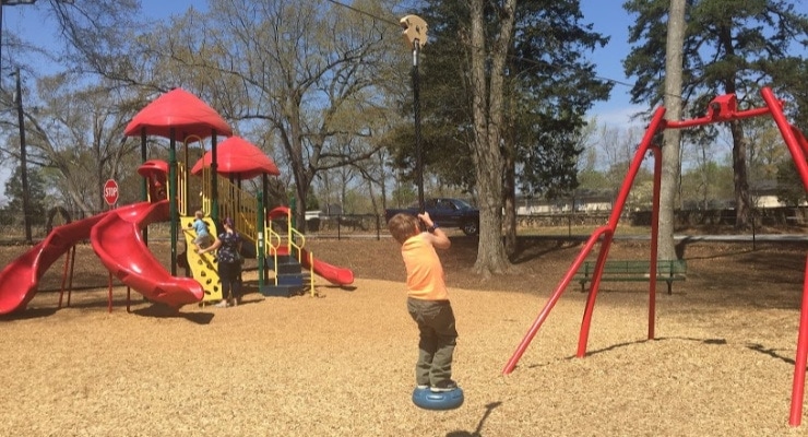 Park hop playground in Greenville, SC