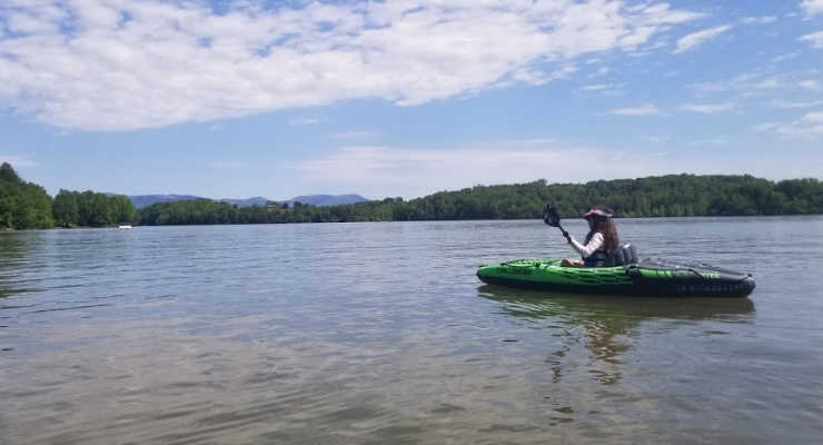 Kayaking on Lake Robinson