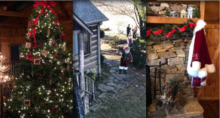 Appalachian Christmas photo compilation at Earthshine Lodge in Western North Carolina