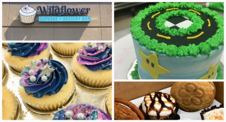 Wildflower cupcake & dessert bar photo collage 
