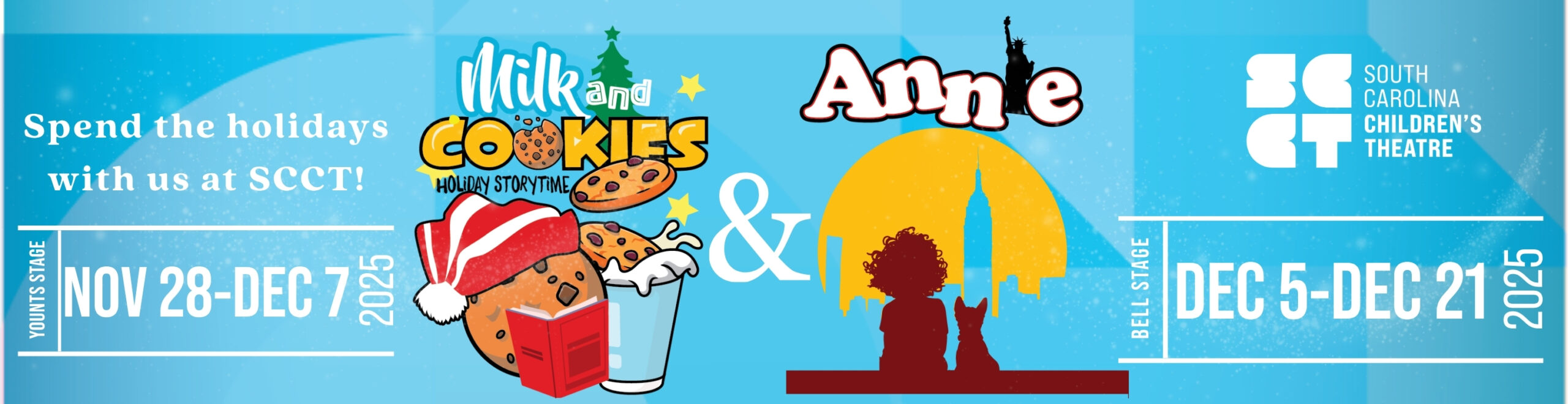 Milk & Cookies & Annie SCCT banner ad