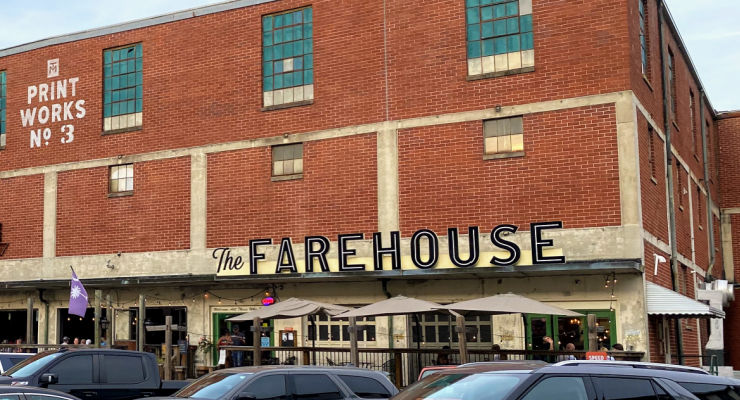 The front of the Farehouse Restaurant