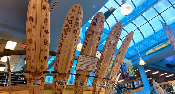 high end surf boards at Ron Jon