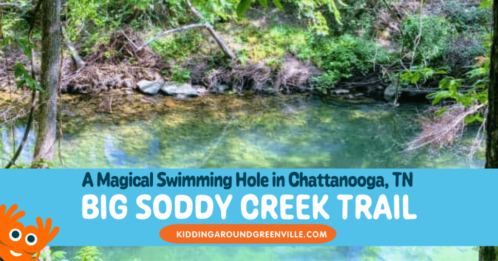 The Big Soddy Creek Trail in Chattanooga, Tennessee.