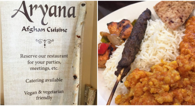 Afghani food in GVL