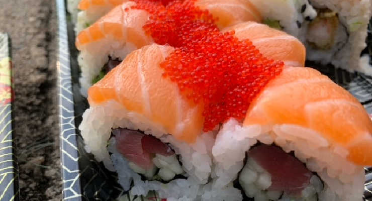 Sushi rolls from Aoki Sushi