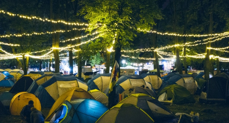 festival camping ground