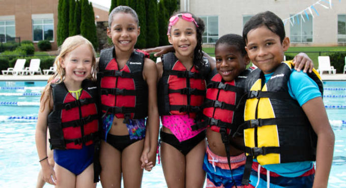 YMCA Greenville Swim Students
