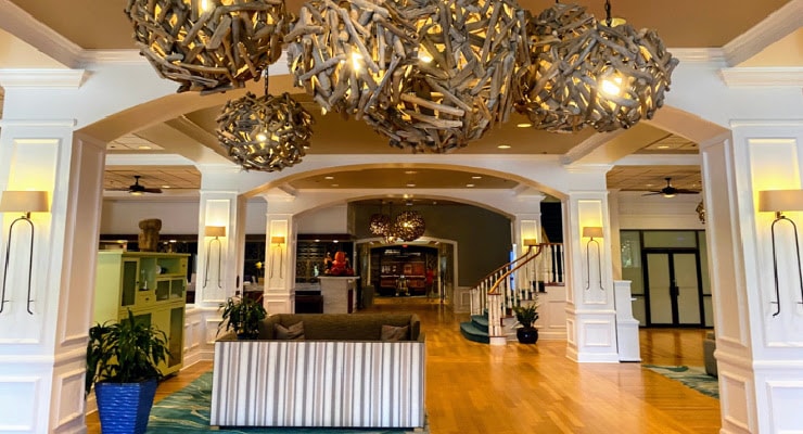 Wyndam Disney Springs Resort lobby