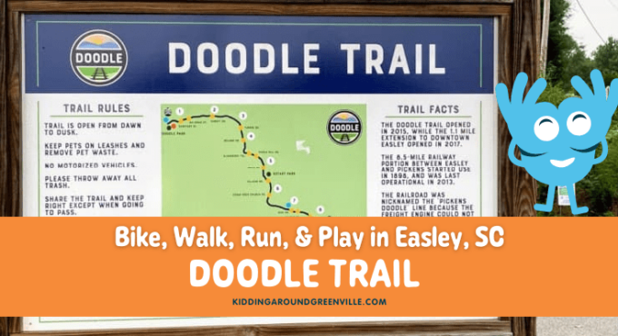 The Doodle Trail in Easley, South Carolina