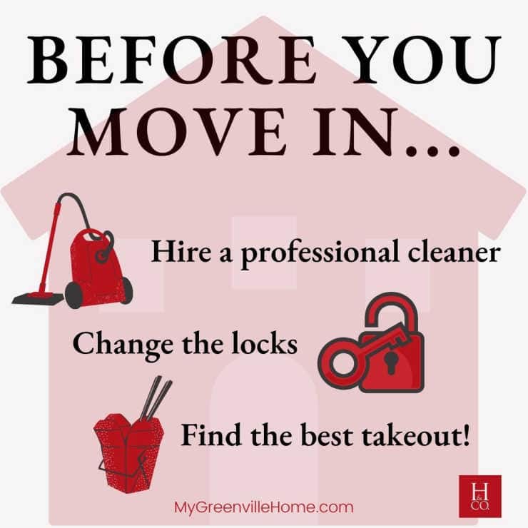 Before You Move In tips