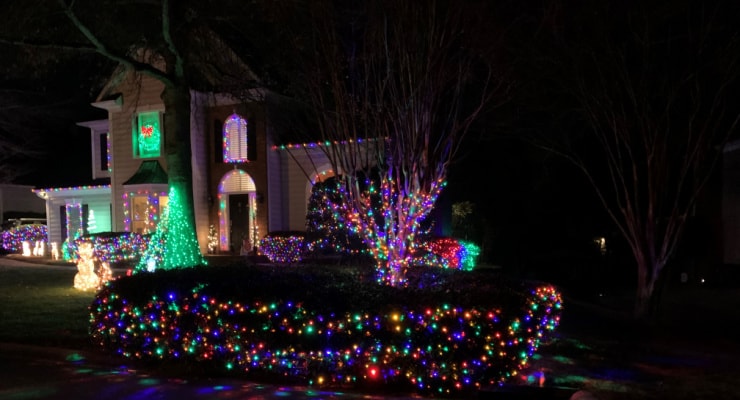 Simpsonville holiday light tour