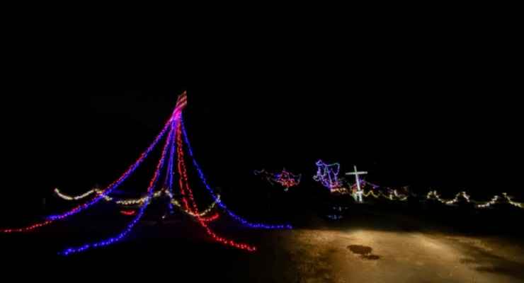 Christmas lights in Anderson, SC