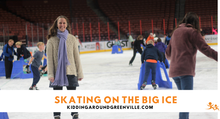 Skating on the Big Ice in Greenville, SC
