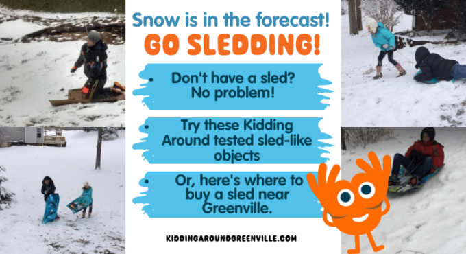 Go Sledding: sled alternatives