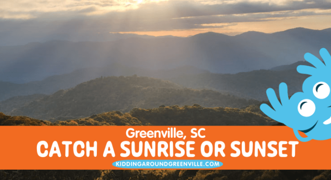 Where to see a sunrise or sunset near Greenville, SC