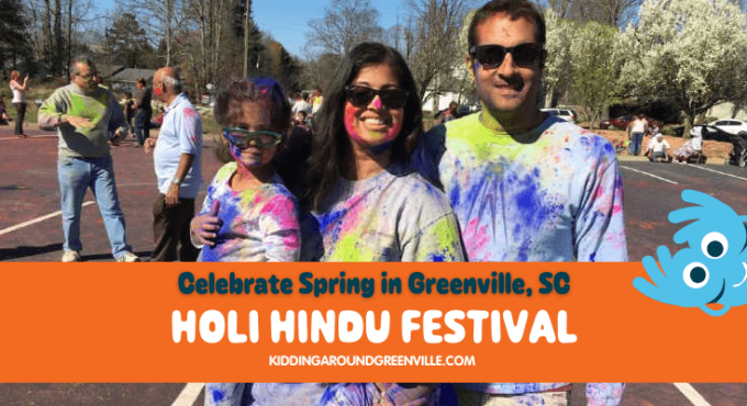 Where to celebrate Holi in Greenville, South Carolina